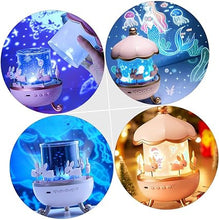 Night Lights, Rotating Rabbits Night Light, Night Lamp Star Projector, 360 Degree Rotating Lamp, Musical Light Lamp, Girl Room Decor Cute Lamp