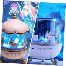 Night Lights, Rotating Rabbits Night Light, Night Lamp Star Projector, 360 Degree Rotating Lamp, Musical Light Lamp, Girl Room Decor Cute Lamp