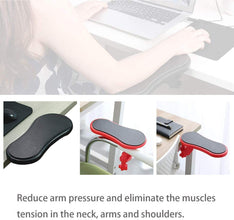 Computer Arm Support Adjustable Computer Arm RestErgonomic Attachable SupportDesk Rests Chair Extender Adjustable Mouse Pad Arm-Stand Desk